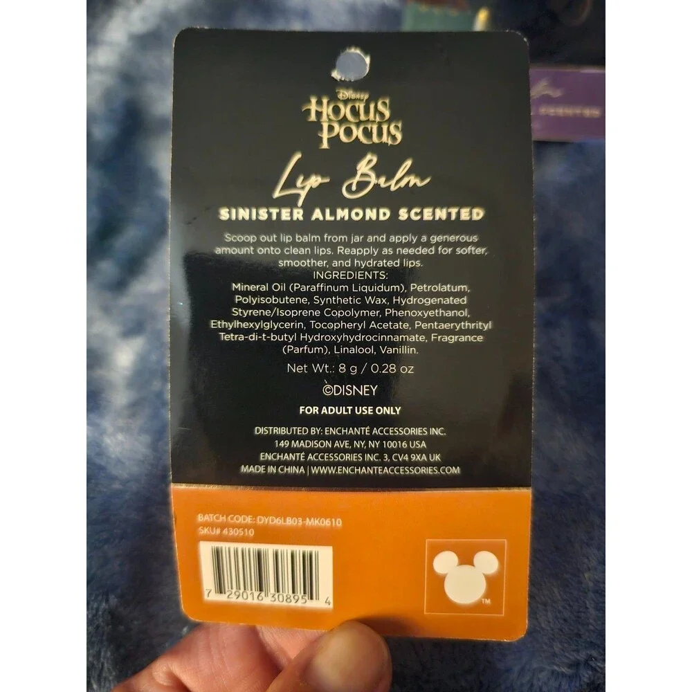Disney's Hocus Pocus Sinister Almond Scented Winnie Sanderson Lip Balm Cauldron